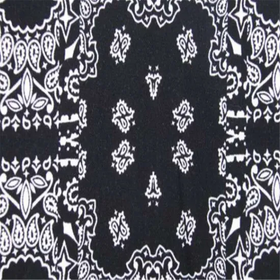 Retro Cashew Flower With Rayon Plain Cloth