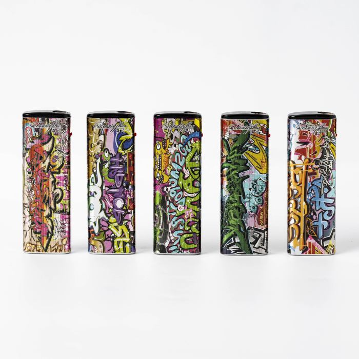 Isqueiro impresso em arte de graffiti de rua