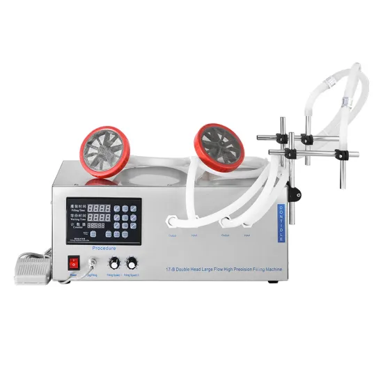 Multi-Head Semi-Automatic Liquid Filling Machine with Digital Pump and Magnetic Nozzle