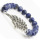 Sodalite Gemstone Bracelet with Diamante alloy Wing Piece