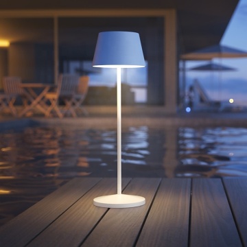 Modern Cordless Touch Table Lamp: Rechargeable Bedroom and Desk Light with USB Charging