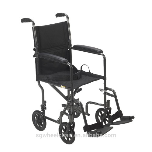American style light weight aluminum manual transport chair
