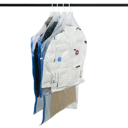 High-Quality Hanging Vacuum Storage Bag - 75% Space Saving Vacuum Compression Bag for Clothes