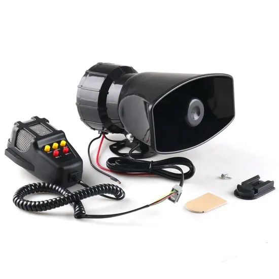 Loud Siren Horn 130db with MIC for Motorcycle, Truck, and Car