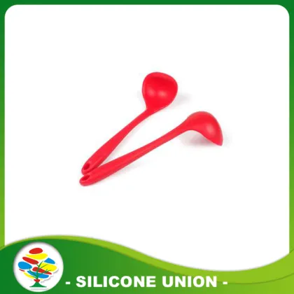 BPA free silicone rubber soup spoon/silicone spoon
