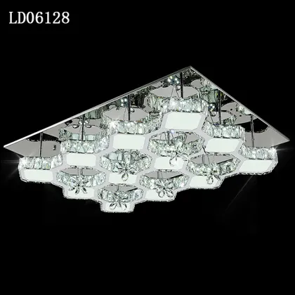 remote led crystal lighting chinese style chandelier