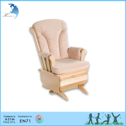 Custom EN71Wooden Bench Gliders Montessori Children Furniture