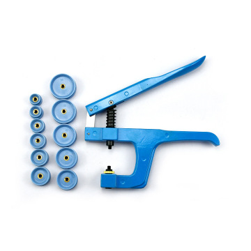 Watch Repair Tool Kit: 9-Piece Watch Case Press Set with Dies, Screws, and Covers for Crystal Front and Back Case Closure
