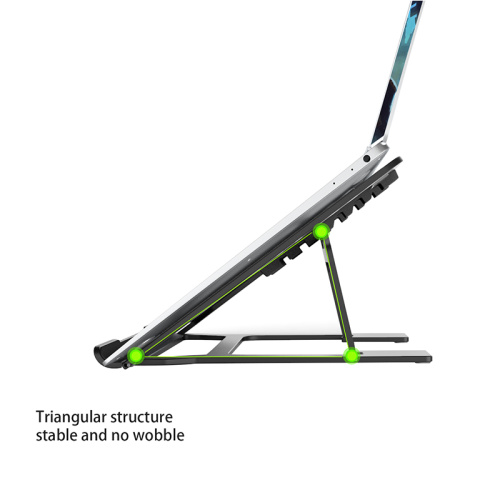 Soporte para computadora portátil, aluminio ergonómico ajustable