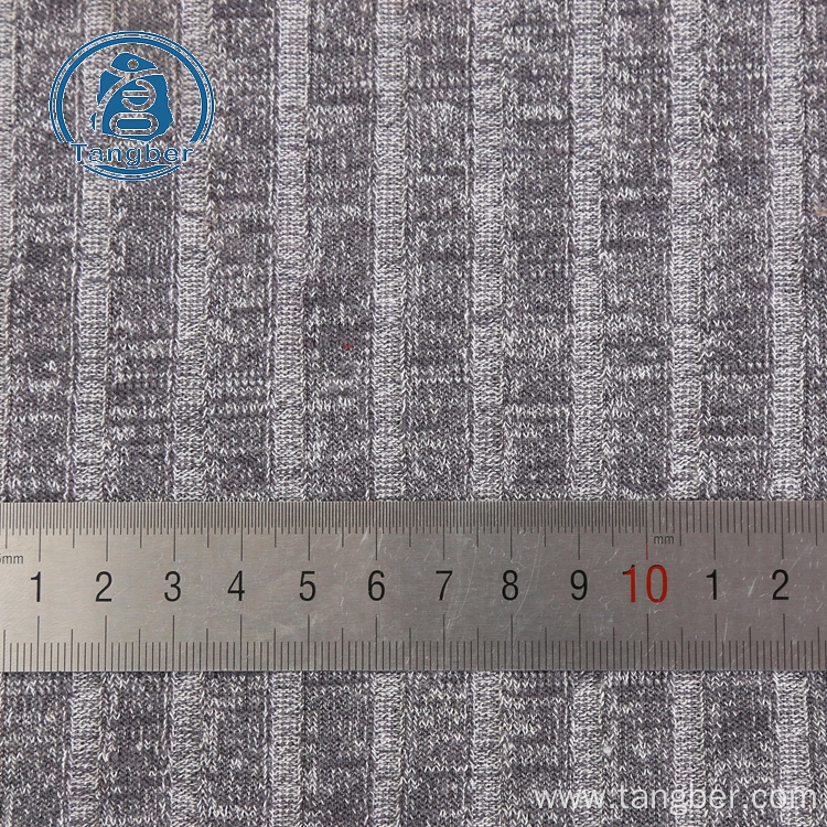 100% cotton stripe textile custom hacci fabric