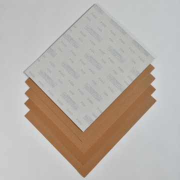 Papel de lija amarillo de tierra antiplogging profesional
