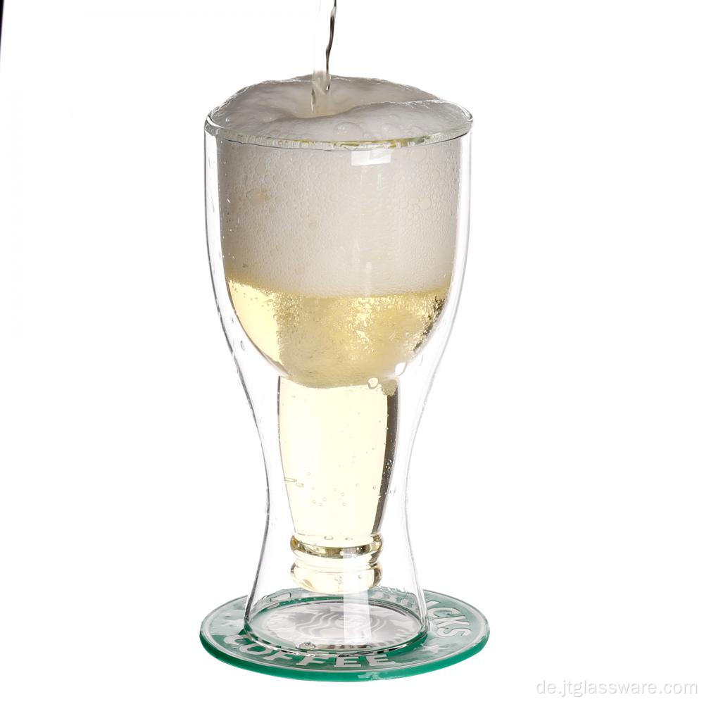 Borosilikatglasbecher für Wein