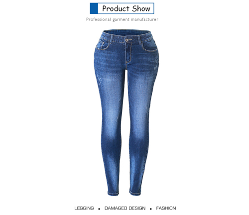 2020 New Elastic Waist Stretch Slim-Fit Pants Women's Jeans