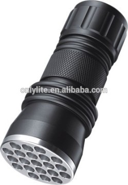 Hot selling Mini 21 Led Aluminum Flashlight for AAA dry battery