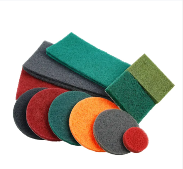 Heavy Duty Rectangle Scouring Pads - 4x6 inches Green Scrub Pads for Metal Grills, Kitchen, Sink, and Bathroom - Reusable Cleaning Tools