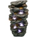 6 Tiers Rocks Outdoor Water Fountain