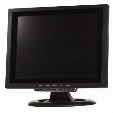 12-inch LCD CCTV Monitor with Protection Glass and NTSC/PAL Video System