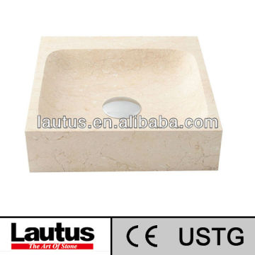Bathroom square marble wash basin sink-EV3030GL