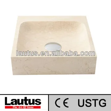 Bathroom square marble wash basin sink-EV3030GL