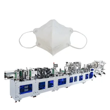 High Speed Disposable 2D Folding Dust Mask Machine