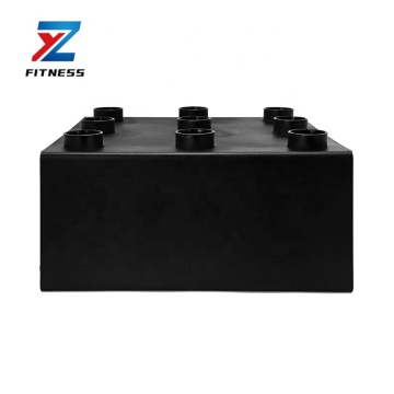 ZYFIT Custom Vertical 9 Bar Holder Barbell Storage Rack Wholesale