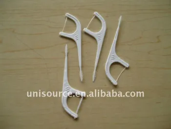 Flosser with toothpick brush