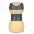 Großhandels-BPA-freier Auslauf-zusammenklappbarer Silikon-Kaffee-Reise-Becher 500 ml