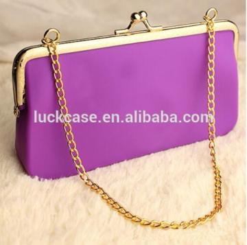 Candy Color Fashion Style Ladies Shopping Bag Silicone Shoulder Bag/Silicone Bag for Women