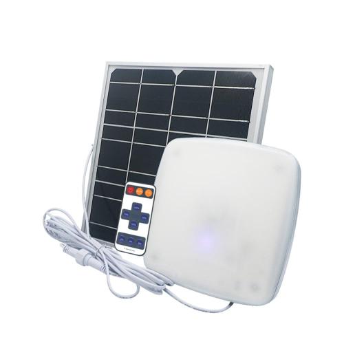 Couleur blanche de panneau solaire à LED avec télécommande