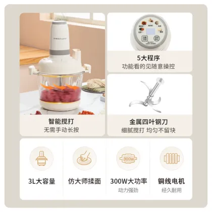 Multifunctional Meat Grinder & Dough Mixer for Home