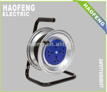 electric extension cable reel with socket outlet switch UK standard