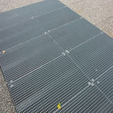 Steel grating plate