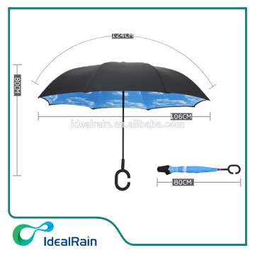 23 inch double layer sky inside kazbrella umbrella