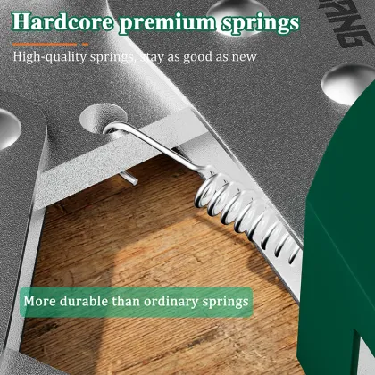 Green and black handle pliers