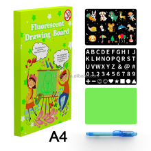 Suron Fluorescente Doodle Pads Tablero de escritura para niños