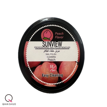 Peach Nail Polish Remover Wipes: 32 Pieces