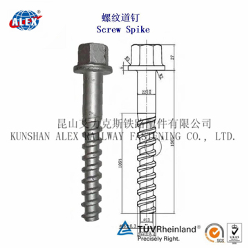 High grade ISO 898-1 qualified Rail Drive Spike sold at low price