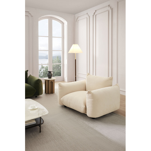 Solid Wood Multilayer Board Sectional Sofas Contemporary Style Ergonomic Sectional Sofas Factory