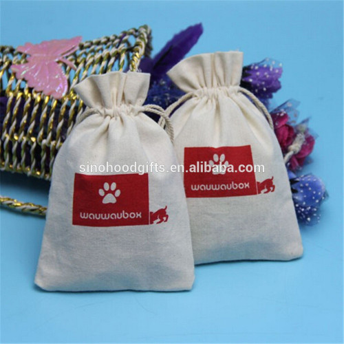 2016 wholesale factory supplier recycled organic cotton promotional drawstring bag