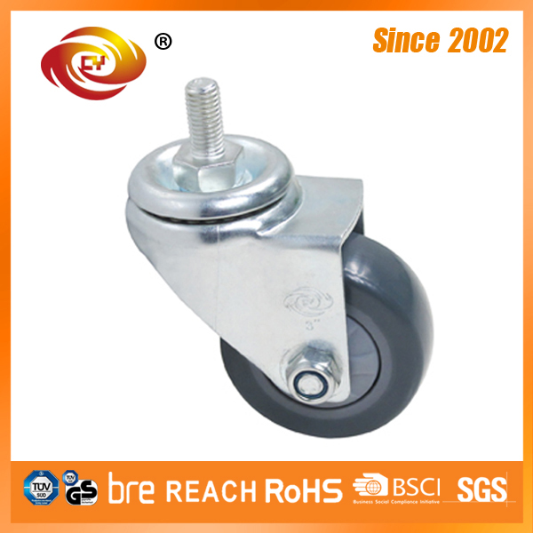 3 Inch Threaded Stem Swivel Caster