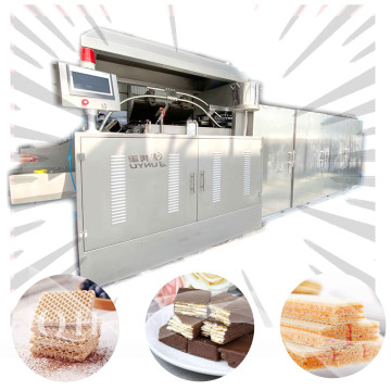 チョコレートコーティング付きの自動ウェーハビスケットとワッフル生産ライン