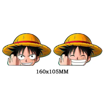 Wholesale Waterproof Luffy Gear Magic Car Stickers Anime 3D Gradient Motion Stickers