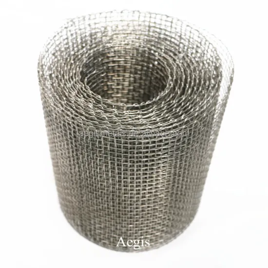 Fire Proof Wire Mesh 0Cr25Al5 1Cr13Al4 Alloy FeCrAl Woven Wire Mesh