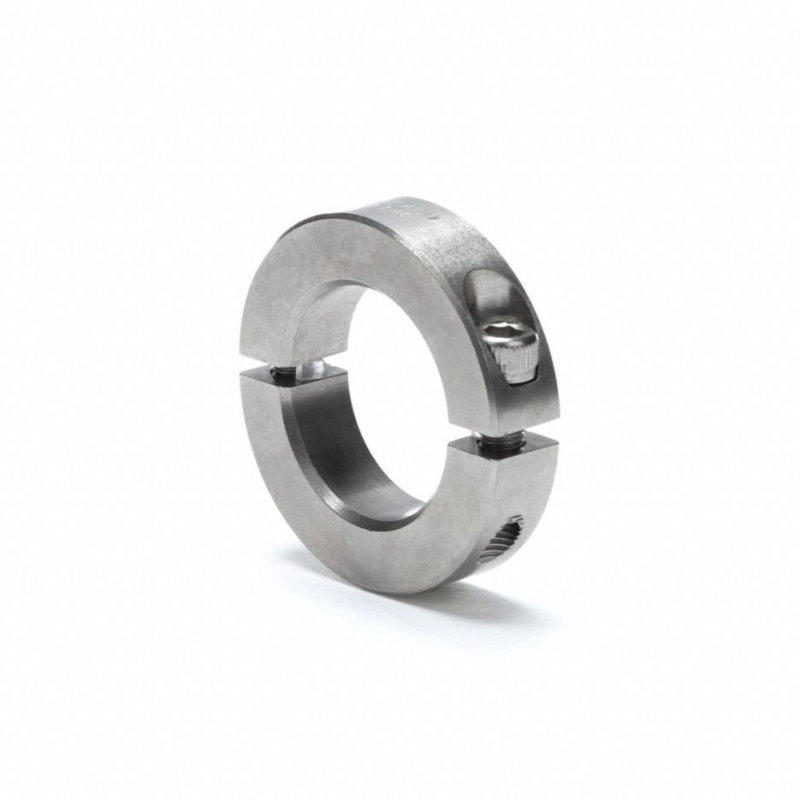 Inch Stainless Steel Double Split Shaft and Clamp Collar for Tight Shaft Applications and Shaft Locking Solutions