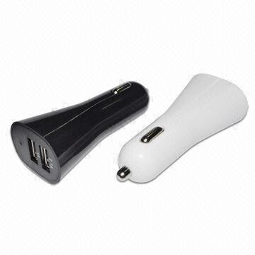 Simple Design High-end USB Car Charger for Smartphones