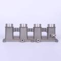 Intake Manifold And Filter Custom Container corner fitting Intake Manifold Aluminum alloy gravity Engine device auto parts sand foundry casting Factory