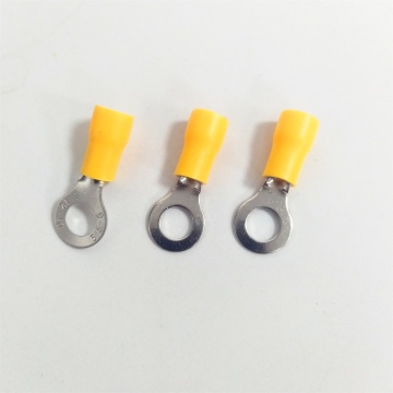Yellow RV5.5-6 Insulated Terminal Blocks for 4 to 6mm² (12-10 AWG) Cables