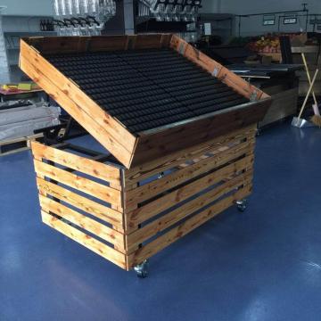 Angled Wagon Rack for Fruit and Vegetable Storage
