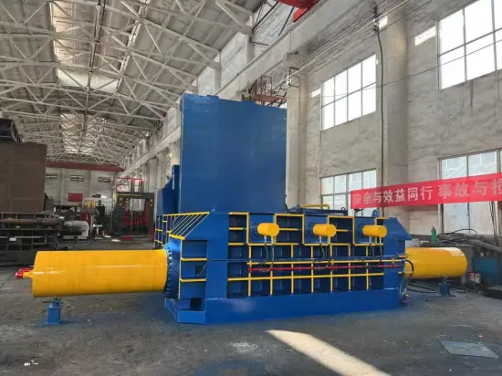 Metal Iron Pipe Tube Shavings Turnings Baler Machine