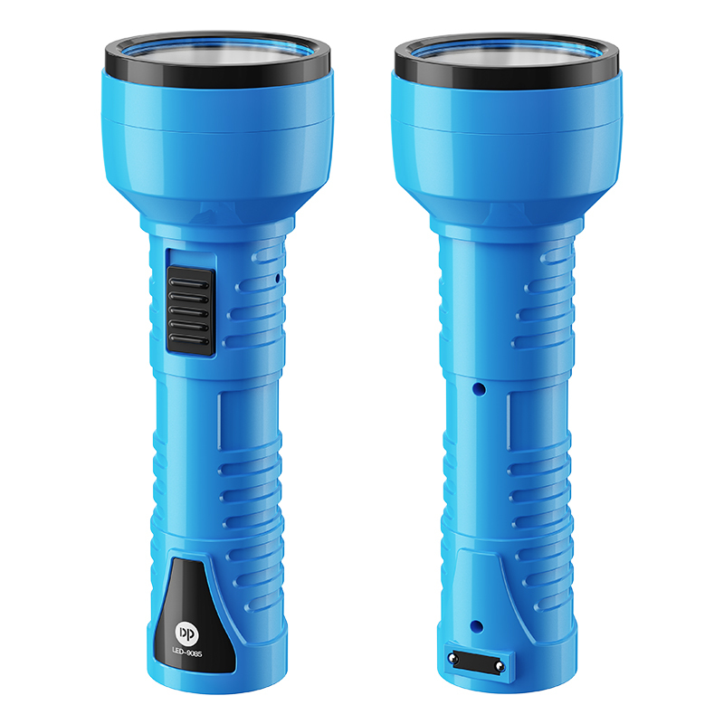 LED Portable Rechargeable LED Flashlight Torch Built-in Plug